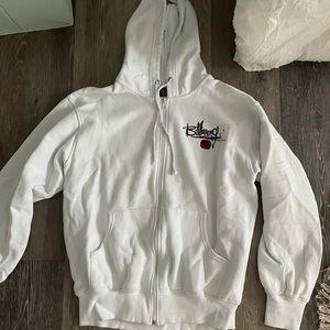 Billabong white zip up